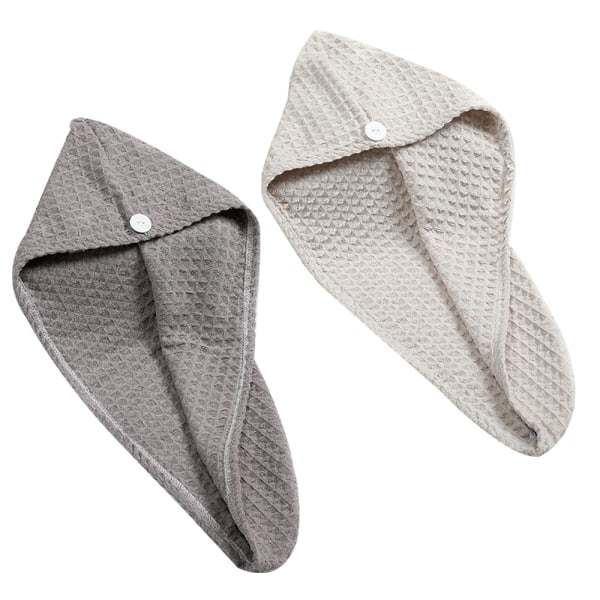TG Mikrofiber Hårhandduk - Hårhandduksinpackning för kvinnor, torrt hår