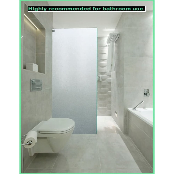 DOWELL Vindufilm for personvern, frostet dekke Soft White