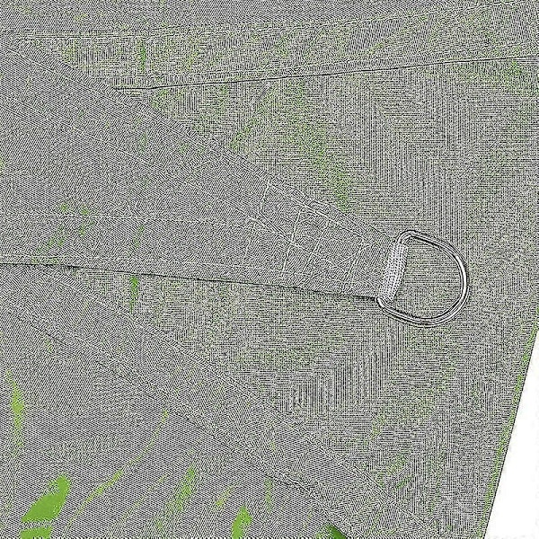 Vattentätt Solsegel för Trädgård, Rätvinkligt Triangulärt Solskydd Segel Baldakin UV-skydd Poolskydd Grön Green 4*4*5.7m