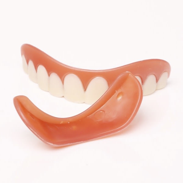 TG Falska Tänder För Övre Tandraden