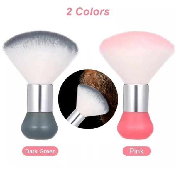 TG 1:a Barberaren Rengöringsborste Hals Face Duster Brush Rosa