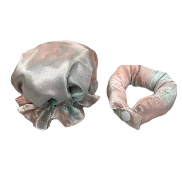 TG NYHET Värmefria Satin Hårrullear för Lockar Bun Bons 2-pack Set Blandat 1 set