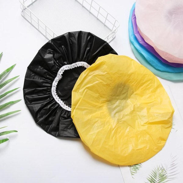 TG Cap Vandtæt Badehætte Elastisk Bånd HVID