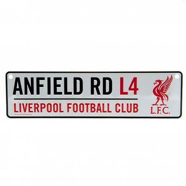 Liverpool FC Anfield F?nsterskylt One Size Silver/R?d/Svart Silver/Röd/Svart One Size