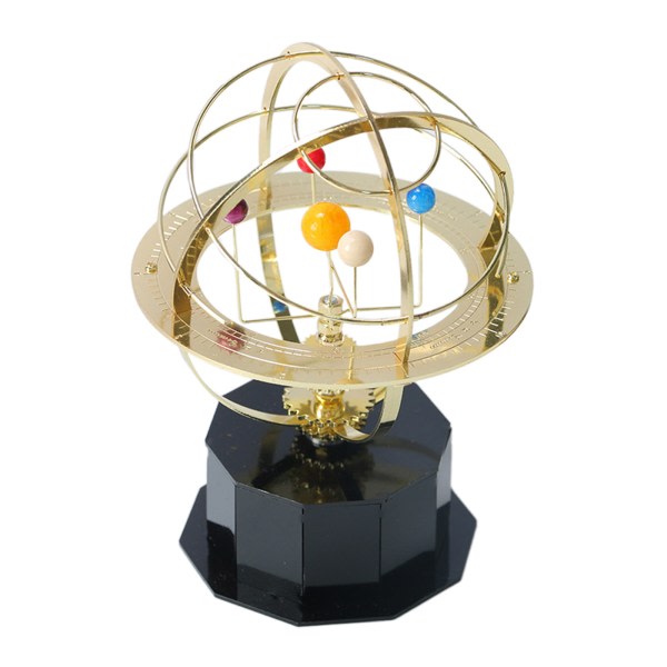 Solsystemet Planet Perpetual Motion Bordsskiva Ornament Rotasjon Svingende Globus Leke