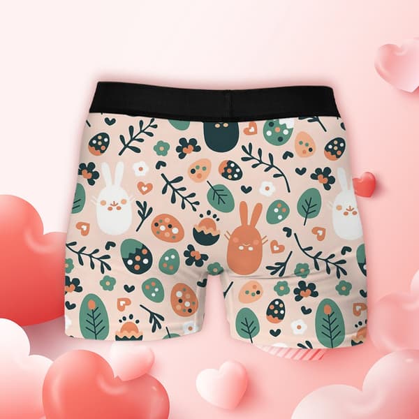 Herre Mode Print Boxer Briefs Åndbart Stræk Undertøj Perfekt til Afslapning & Festdage S