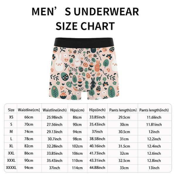 Herre Mode Print Boxer Briefs Åndbart Stræk Undertøj Perfekt til Afslapning & Festdage XL