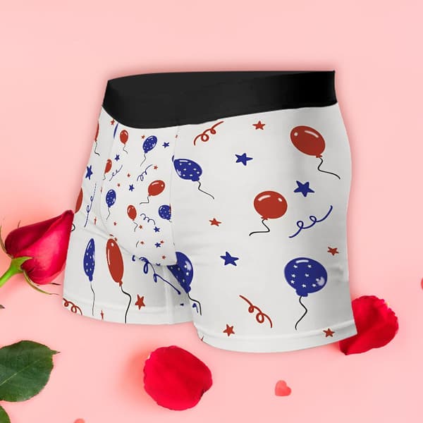 Søde Print Herre Boxer Briefs Blødt Åndbart Undertøj Fantastisk til Valentinsdag Overraskelser L