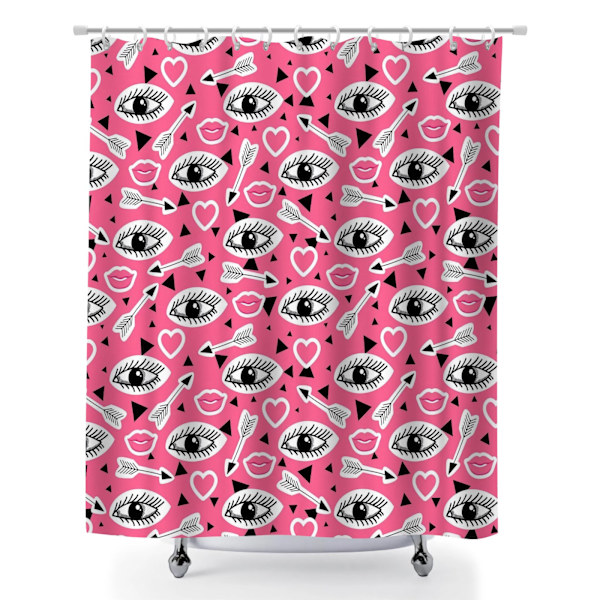 Badrumsgardin för badrum, mögelresistent duschdraperifoder med viktad botten för hemmet 180x180cm
