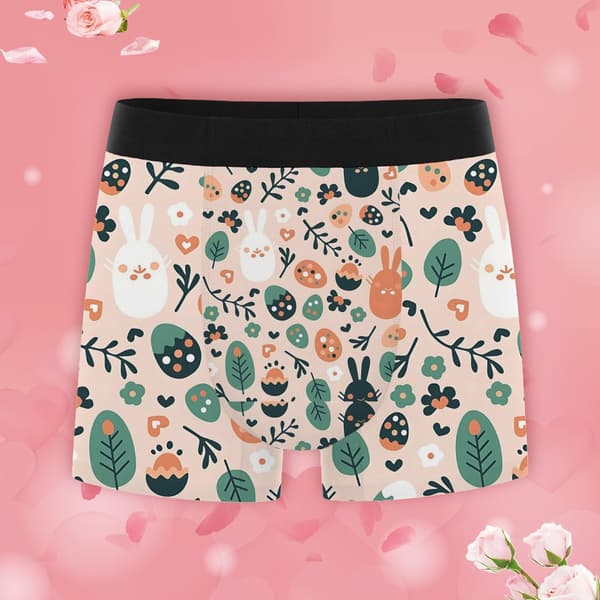 Herre Mode Print Boxer Briefs Åndbart Stræk Undertøj Perfekt til Afslapning & Festdage S