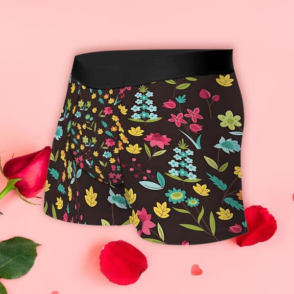 Coola Grafiska Boxerkalsonger för Män Stretchunderkläder Perfekt för Daglig Användning & Julklappar S