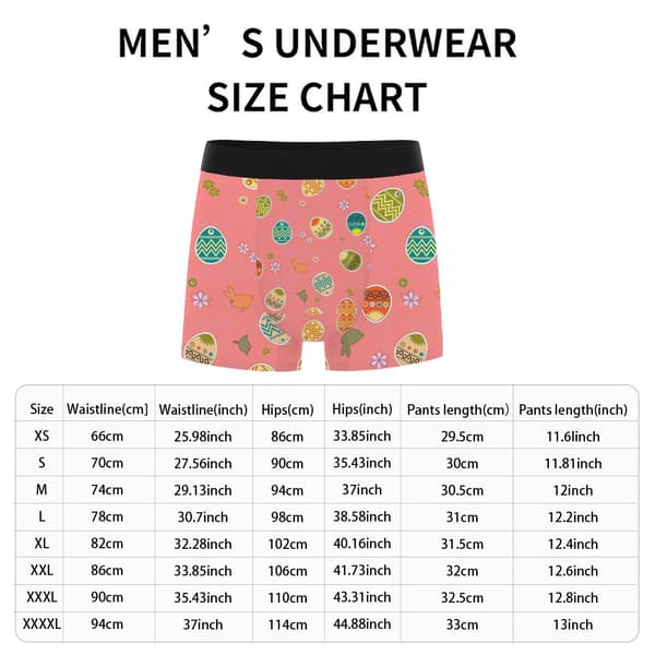 Herre Vibrant Print Boxer Briefs Blødt Åndbart Undertøj Ideelt til Feriefester & Brug S