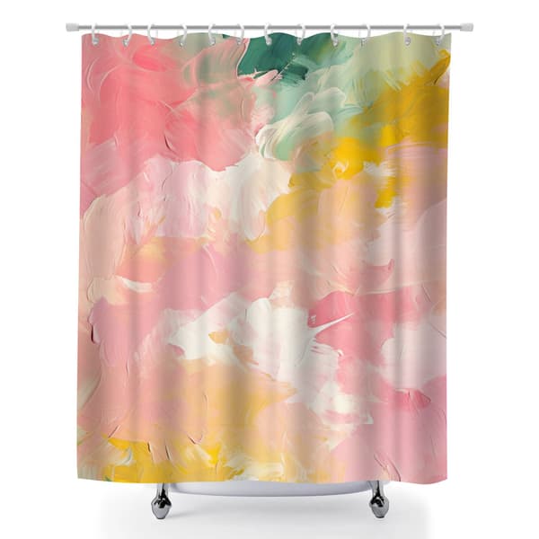Duschdraperi för badrum, mönstrat modernt batikfärgat polyester badrumstillbehör för hem, husbilar 180x180cm