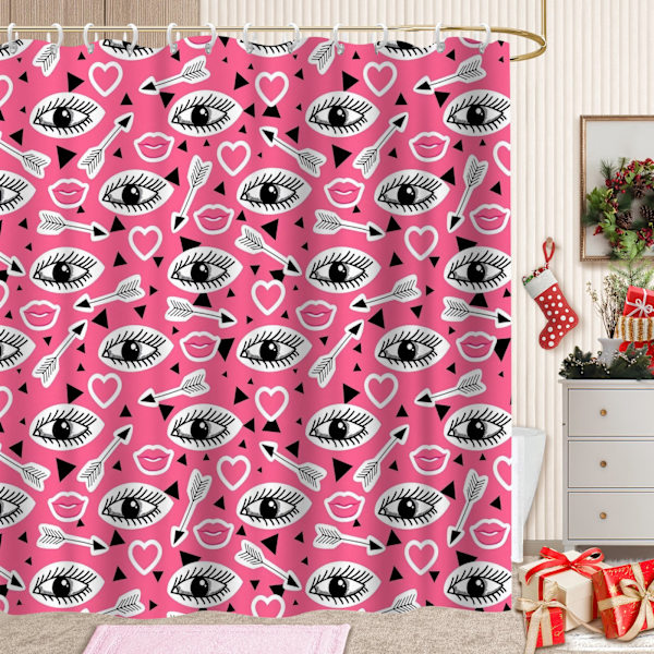 Badrumsgardin för badrum, mögelresistent duschdraperifoder med viktad botten för hemmet 180x180cm