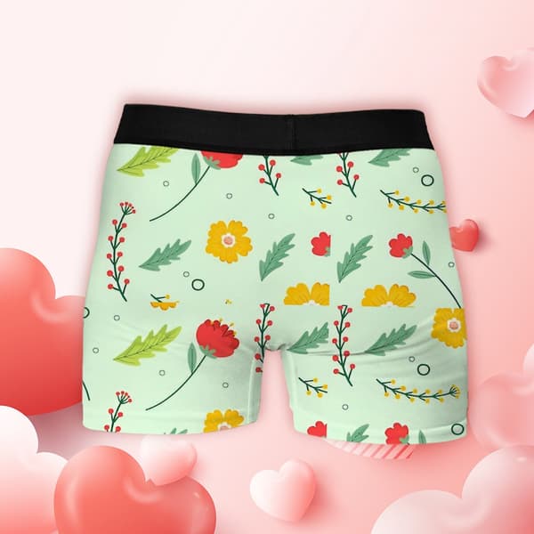 Abstrakta boxershorts för män, mjuka och bekväma underkläder, perfekta som present och att bära på semestern S