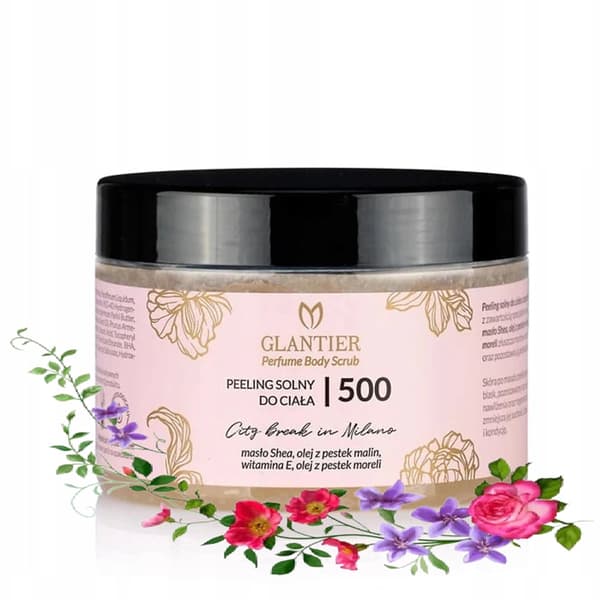 Glantier 500 300 G Salt Kroppsskrubb