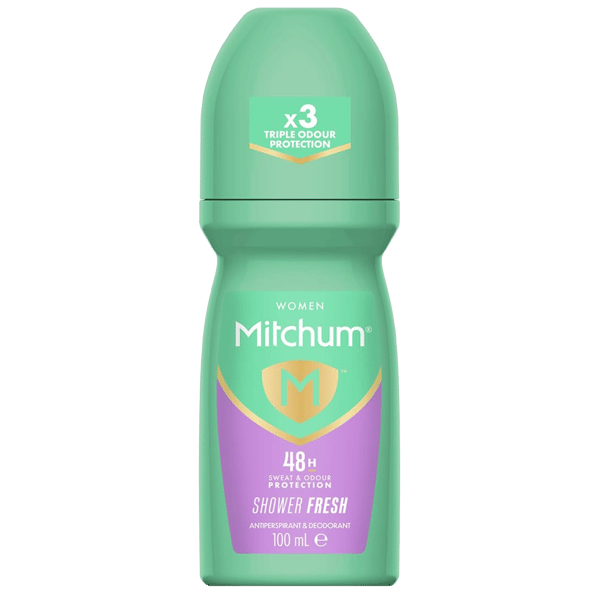 Mitchum Kvinder Antiperspirant Roll-On Shower Fresh 100Ml