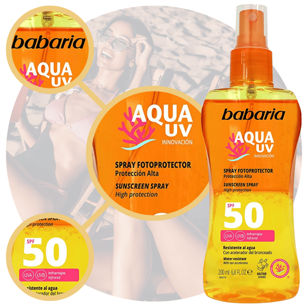 Babaria Aqua Uv Sun Spray Spf50