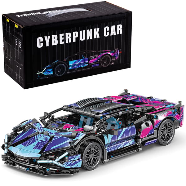 Cyberpunk Byggset Bilmodell 1:14 Lambo Rtdr457