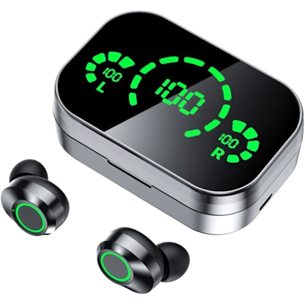 Yd03 Langattomat Bluetooth-Kuulokkeet, Powerbank, Lcd-Näytöt Peilillä