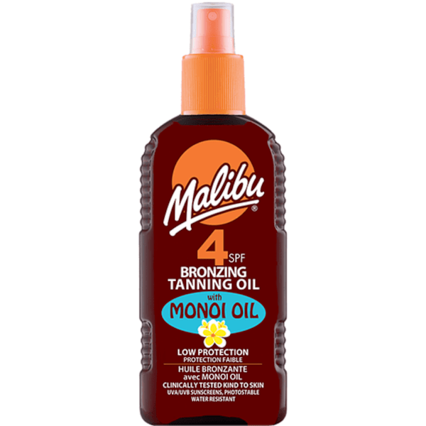 Malibu Spf4 Bronzing Oil With Monoi + After Sun Balm 200Ml