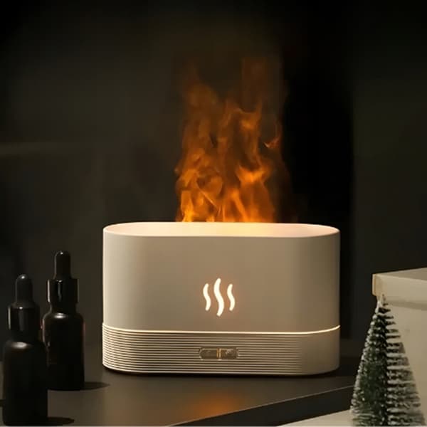 Flamme Luftfugter Aroma Diffuser Natlys Stille 180ml
