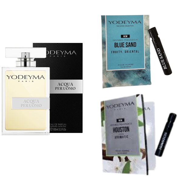 Yodeyma Acqua Per Uomo Eau De Parfum For Menn 100 Ml + 2 Prøver