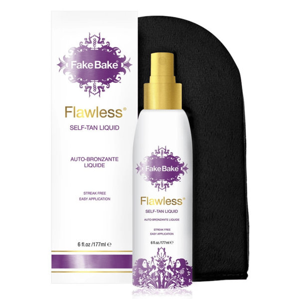 Fake Bake Flawless Itseruskettava Neste + Aplikaattori Käsine - 2 Pullon Setti