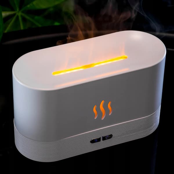 Flamme Luftfugter Aroma Diffuser Natlys Stille 180ml