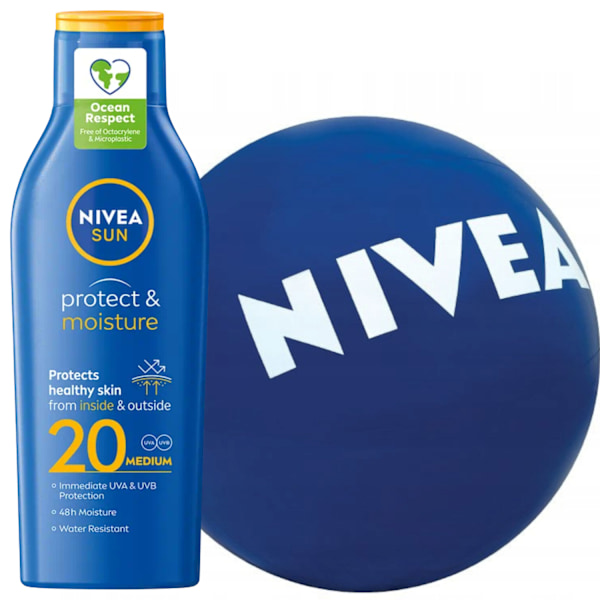 Nivea Protect & Moisture Spf20 Lotion + Rantapallo