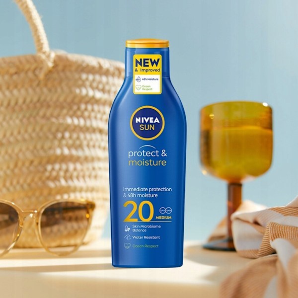 Nivea Protect & Moisture Spf20 Solcreme Lotion