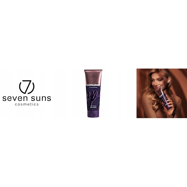 7Suns Dopamine Dash Øyeblikkelig Bronzer 250Ml – Neurokosmetikk For Soling