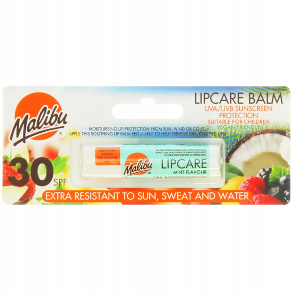 Malibu SPF 30 Vandafvisende Mint Læbepomade 4g