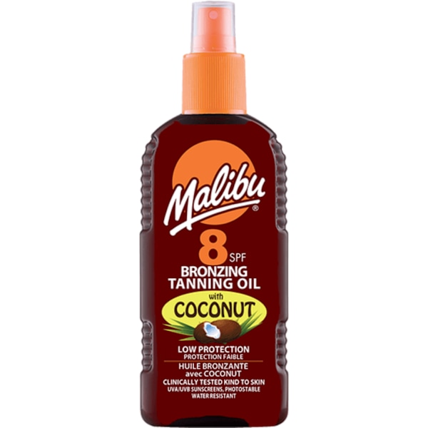 Malibu Bronzing Oil With Coconut Spf8 200Ml + After Sun Balm 200Ml