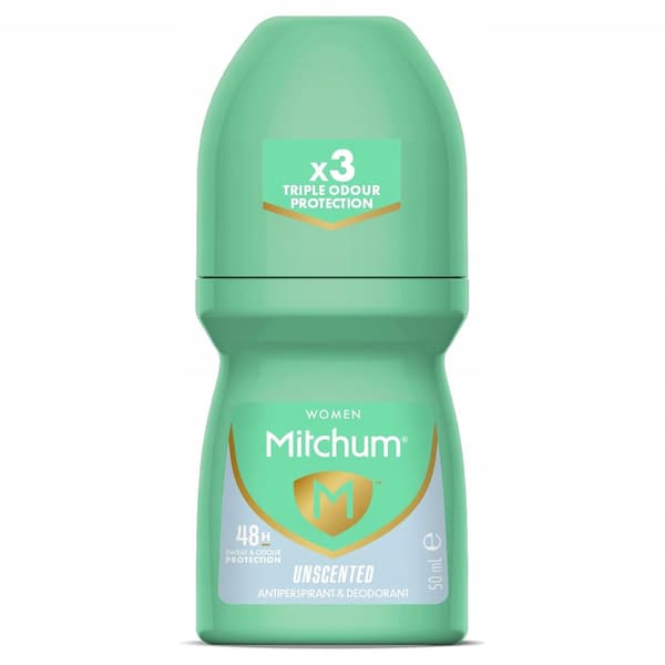 Mitchum Kvinnor Oparfymerad Roll-On Antiperspirant 50Ml