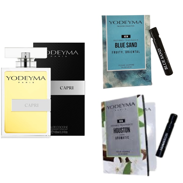 Yodeyma Capri Eau De Parfum Unisex 100Ml + 2 Prøver