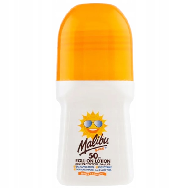Malibu Børnesolbeskyttelse Roll-On SPF 50 Lotion 50 ml