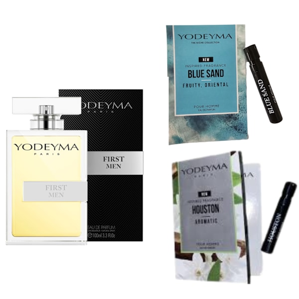 Yodeyma First Men Eau De Parfum For Men 100Ml + 2 Prøver