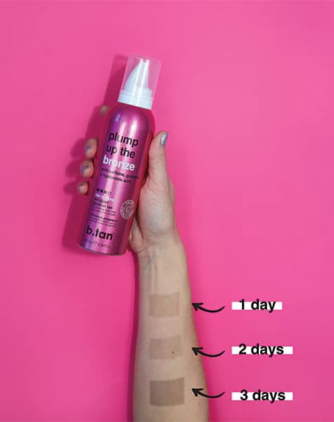 b.tan Plump Up The Bronze Lätt Bronzingmousse 207 ml Vegan