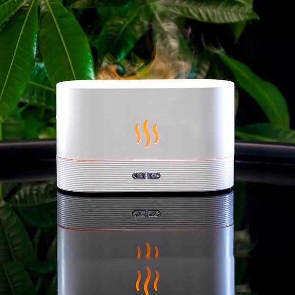 Flamme Luftfugter Aroma Diffuser Natlys Stille 180ml