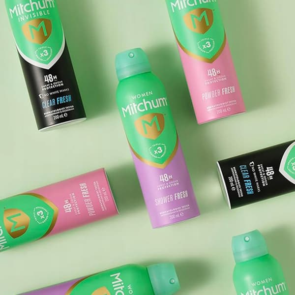 Mitchum Avancerad Kontroll Deodorantspray För Kvinnor 200 Ml - Puder Frisk