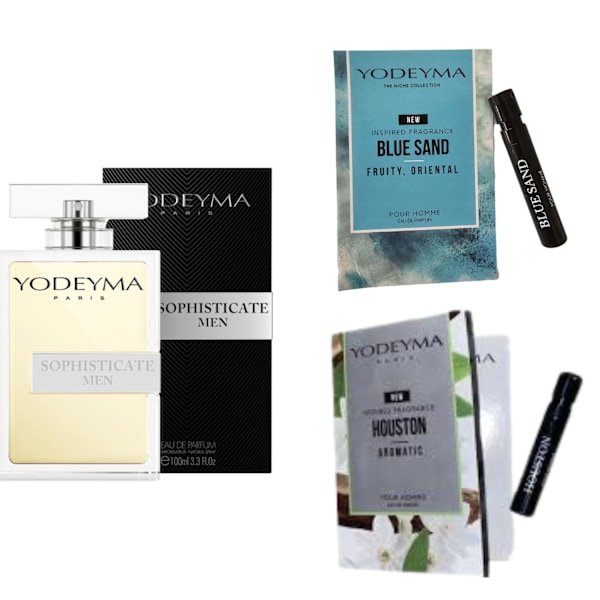 Yodeyma Sophisticate Men Eau De Parfum For Men 100Ml + 2 Prøver