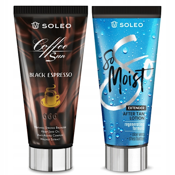 Soleo Black Espresso 150Ml Mocny Bronzer Z + Balsam Po Opalaniu 150M