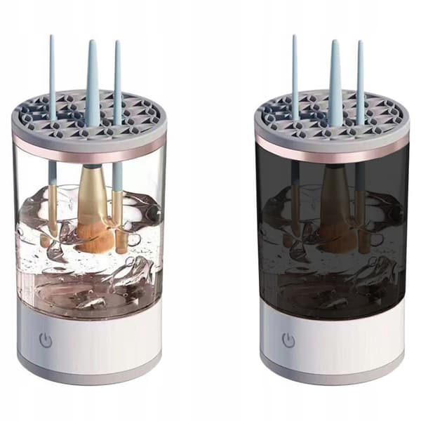3i1 USB Makeupbørste Svamp Renser Vasker Tørrer 7000rpm 8W