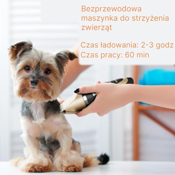 Tyst Klippmaskin För Hund Och Katt Grooming-Set 12I1