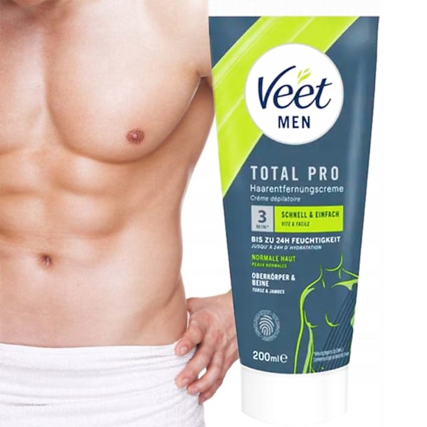 Veet För Män Avancerad Depilationskräm För Bröst 200 Ml