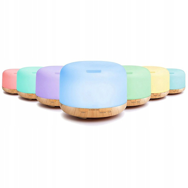 Luftfugter Aroma Diffuser 300ml LED Natlampe 6 Olier Sæt Hjem