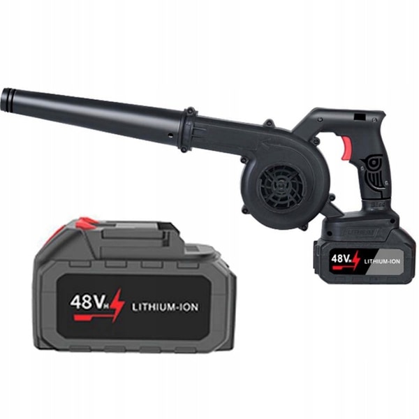 Batteridriven Lövblås Dammsugare 2-I-1 Med Stark Motor Och Ergonomisk Design