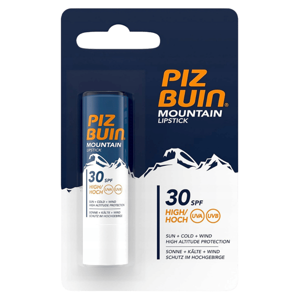Piz Buin Mountain Læbebalsam Spf30 Beskyttelse Mod Sol Og Kulde