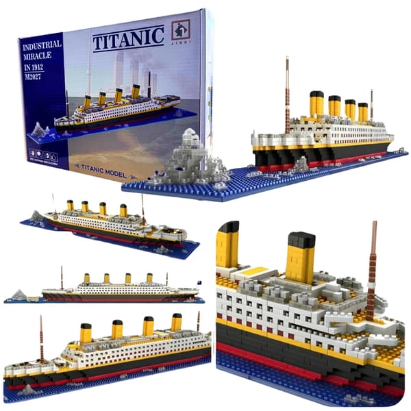 Titanic-laivan rakennuspalikkasarja 1860 osaa Suuri malli 14+